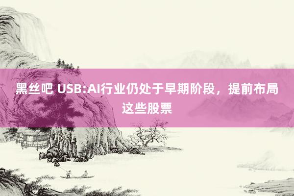 黑丝吧 USB:AI行业仍处于早期阶段，提前布局这些股票