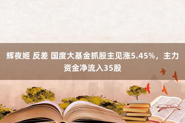 辉夜姬 反差 国度大基金抓股主见涨5.45%，主力资金净流入35股