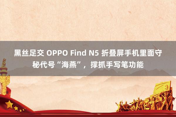 黑丝足交 OPPO Find N5 折叠屏手机里面守秘代号“海燕”，撑抓手写笔功能